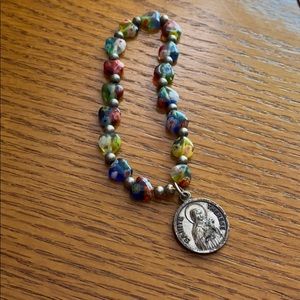 Multicolor religious bracelet